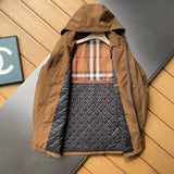 Burberry Jackets Detachable Hood Business Casual Mid-Length Trench Coat Unisex Autumn Winter New Sports Casual Loose Versatile