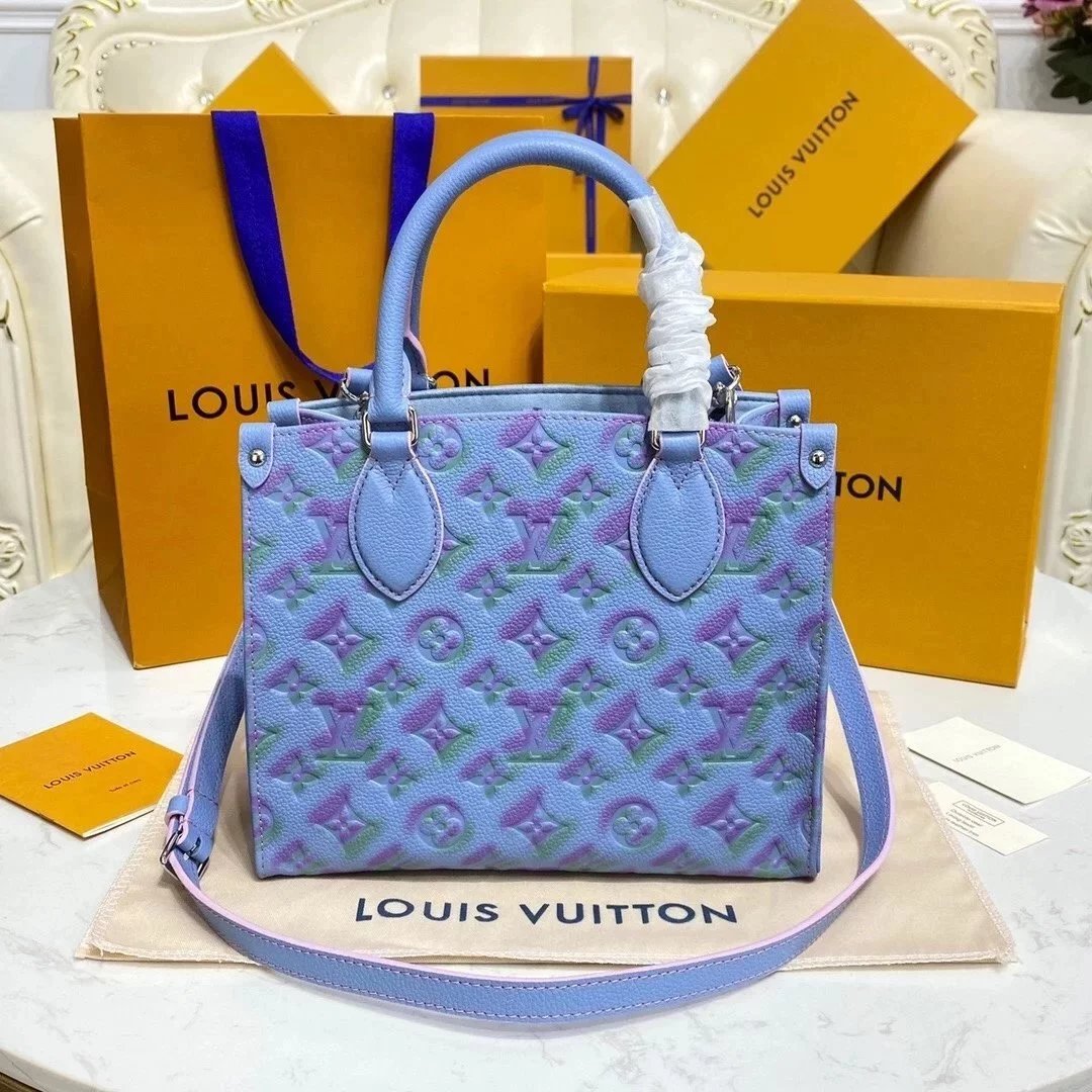 Louis Vuitton LV Women's Bag Top version 2022New Star Series M46067Blue M46068Pink ontheg0Mummy Bag Series Shoulder Bag Messenger Bag Backpack Stylish Bag Casual Women's Bag Tote Bag Shopping Bag Handbags