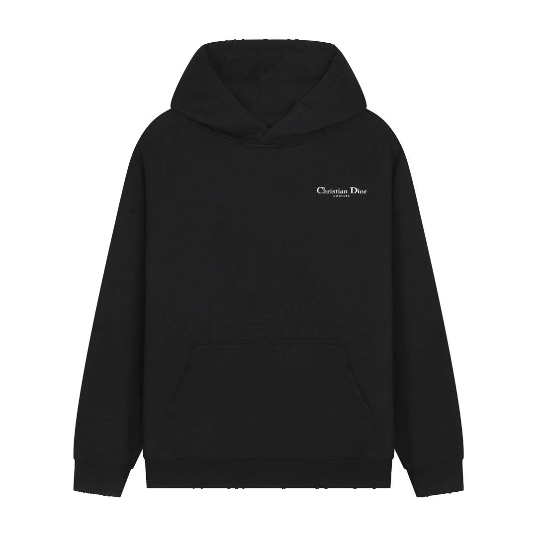 Dior Hoodie Classic Logo Printed Hoodie Casual Loose Fit Versatile Pullover Sweatshirt os Unisex Sports Tracksuit Base Shirt24ss Autumn and Winter New Products