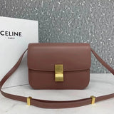 Celine women's bag Top version 【Original Surrogate Shopping Grade】Classic ClassicBox Package Square Bag Stewardess Bag TRIOMPHE Arc De Triomphe box Bag Flap Bag Shoulder Bag Messenger Bag New Women's Bag Teen18.5cm Small Size192532Medium24cm88007