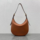 Celine women's bag Top version 【Original Factory】2024Early Spring New HELOISE New Soft Cow Leather Handbag hobo Bag Underarm Bag Shoulder Bag Arc De Triomphe Large logo Printing hobo Backpack114713