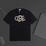 Dior T-shirt Chest Letter Print logo round Neck Short Sleeve25ss New pure cotton T Unisex T-Shirt OS Drop Shoulder Loose Fit Base Shirt Top T-Shirt Short Sleeve