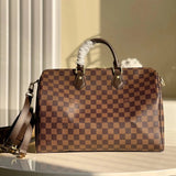 Louis Vuitton LV Women's Bag 【Version】M41112Required S*PEEDY25Presbyopic Pillow Bag M41113speed30Handbag M41112Checkerboard N41367Shoulder Messenger Bag Handbag Shoulder Bag Messenger Bag Women's Bag N42373White Plaid M41106Large Size40