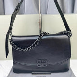 Balenciaga Bag Top version 【Super Original Leather】New23FallBBSoft Series Chain Underarm Bag Large Men's Bag Crossbody Bag Shoulder Bag Messenger Bag New Women's Bag Chain Bag Backpack Underarm Bag
