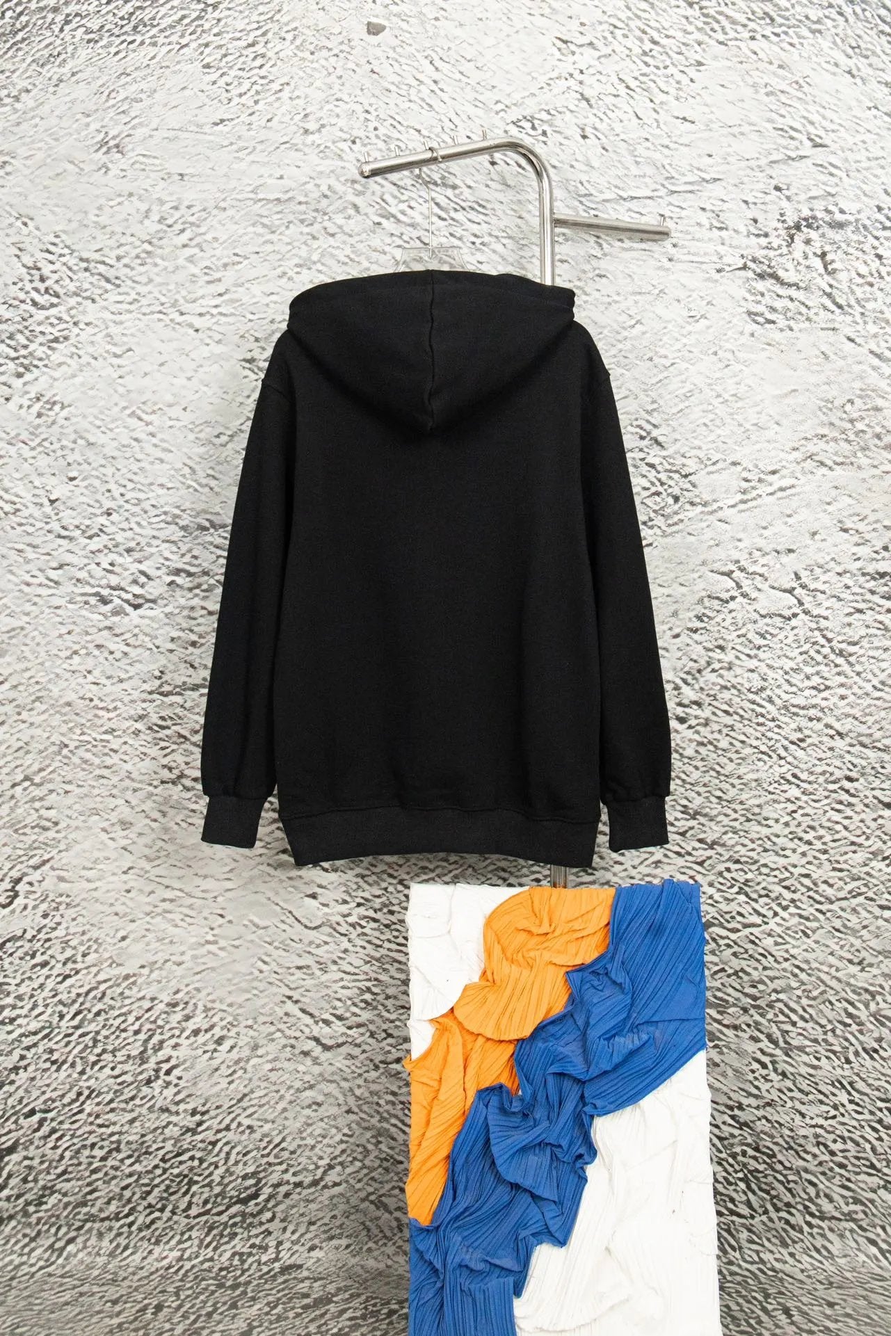 Celine Jackets Crackle Print logo Hooded Sweatshirt Hoodie Jacket Top Unisex Sports Casual Loose Fit Versatile