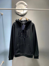 PRADA Hoodie Large Oval Logo Hoodie Sweatshirt Base Shirt Jacket Unisex