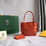 Goyard Bag Top version 【Original Leather Hardware】Gojia Classic mini Double-Sided Shopping Bag Tote Bag Vegetable Basket Vegetable Basket Bags mini Tote Bag Handbag Small Tote Bag Women's Bag