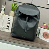 LOEWE Backpack Top version 【Matching Original Leather】24New Backpack Glossy Soft Cow Leather Flamenco Backpack Men's New Backpack Genuine Leather Backpack Casual Backpack New Men's Bag New Women's Bag Backpack Shoulder Bag Sports Bag Luggage Bag