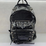 Balenciaga Bag Top version 【Ceiling Grade Original Leather Cabinet Version】24New Graffiti Studded Backpack Men's Backpack Hiking Backpack Men's Backpack New Rivets Motorcycle Backpack Motorcycle Backpack Motorcycle Bag Men