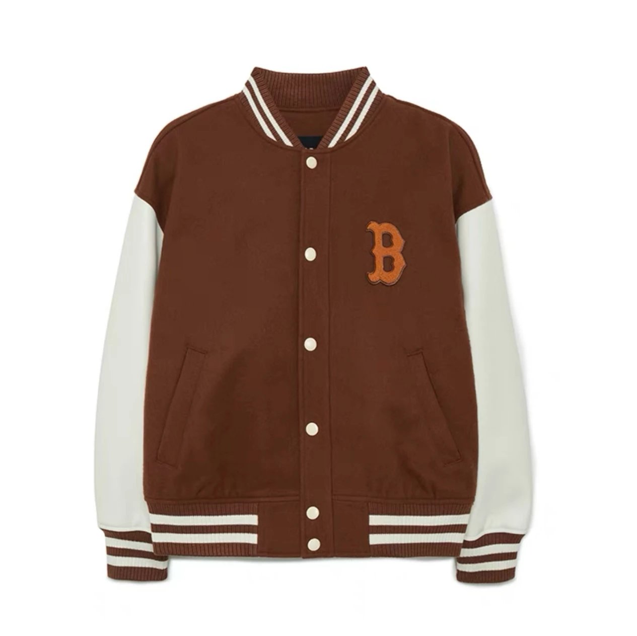 MLB Jackets Top Version Yu Shuxin Same Style Men and Women Couple College Style Wool Baseball Jacket New Jacket