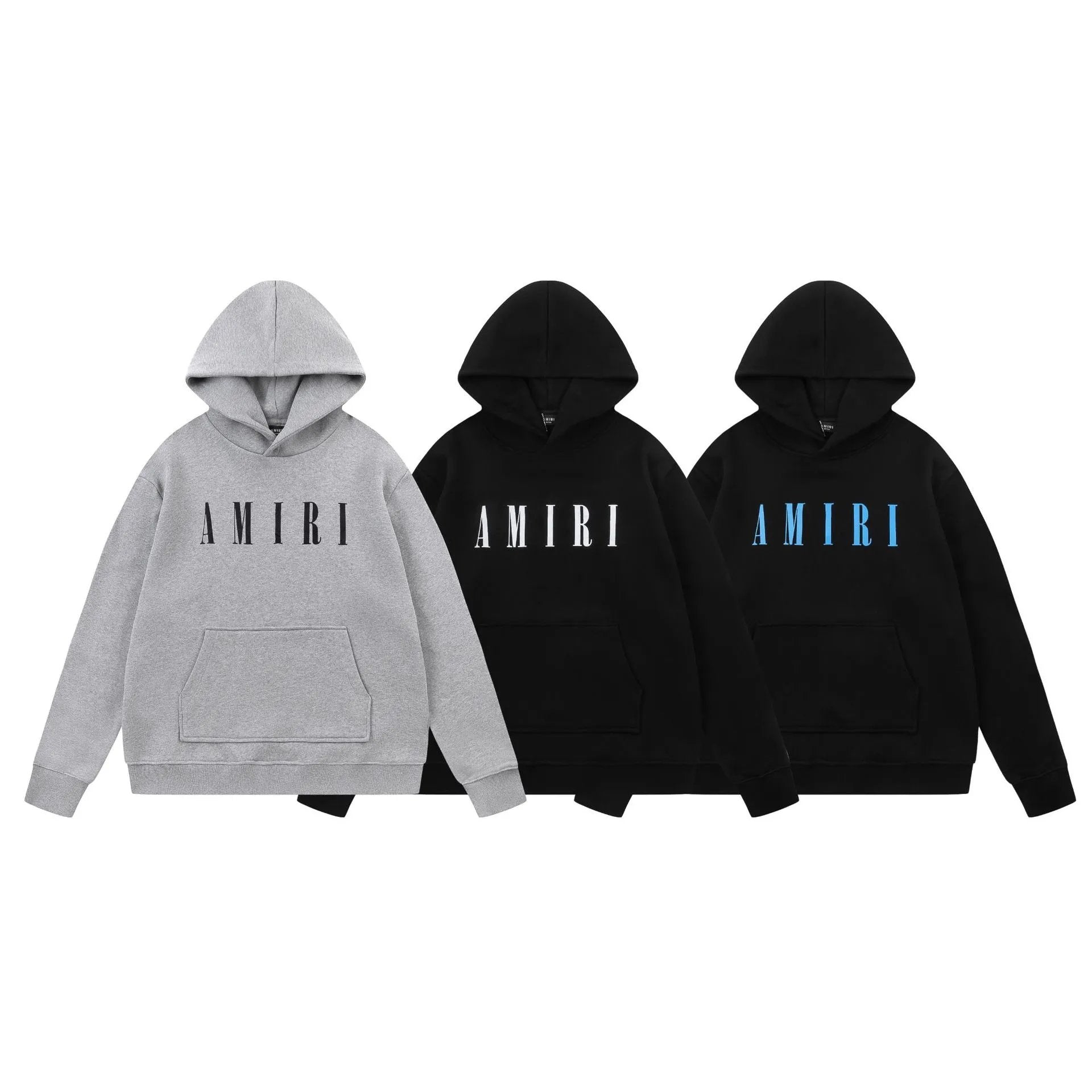 Amiri Hoodie 2024Autumn and Winter New Letters logo Printed Pullover Hoodie for Men and Women