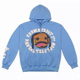 CPFM Hoodie European and American Fashion Brand CPFM Smiley Face Puff Print Joint-Name High Street Loose Fleece-lined Couple Hooded Sweater Hoodie for Men