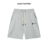 Louis Vuitton LV Shorts Letter Printing logo Five-point Shorts25ss New Drawstring Casual5Two-Piece Casual Sweatpants Summer Pants Unisex Pure Cotton Sweatpants