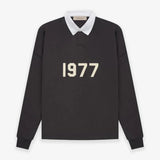 ESSENTIALS Hoodie Top Version Double-Line Flocking1977New High Street All-Matching POLO Sweater for Men