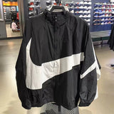Nike Jackets Couple Windcheater Woven Large Hook logo Stitching Thin Sun-Proof Coat Men and Women AR3133
