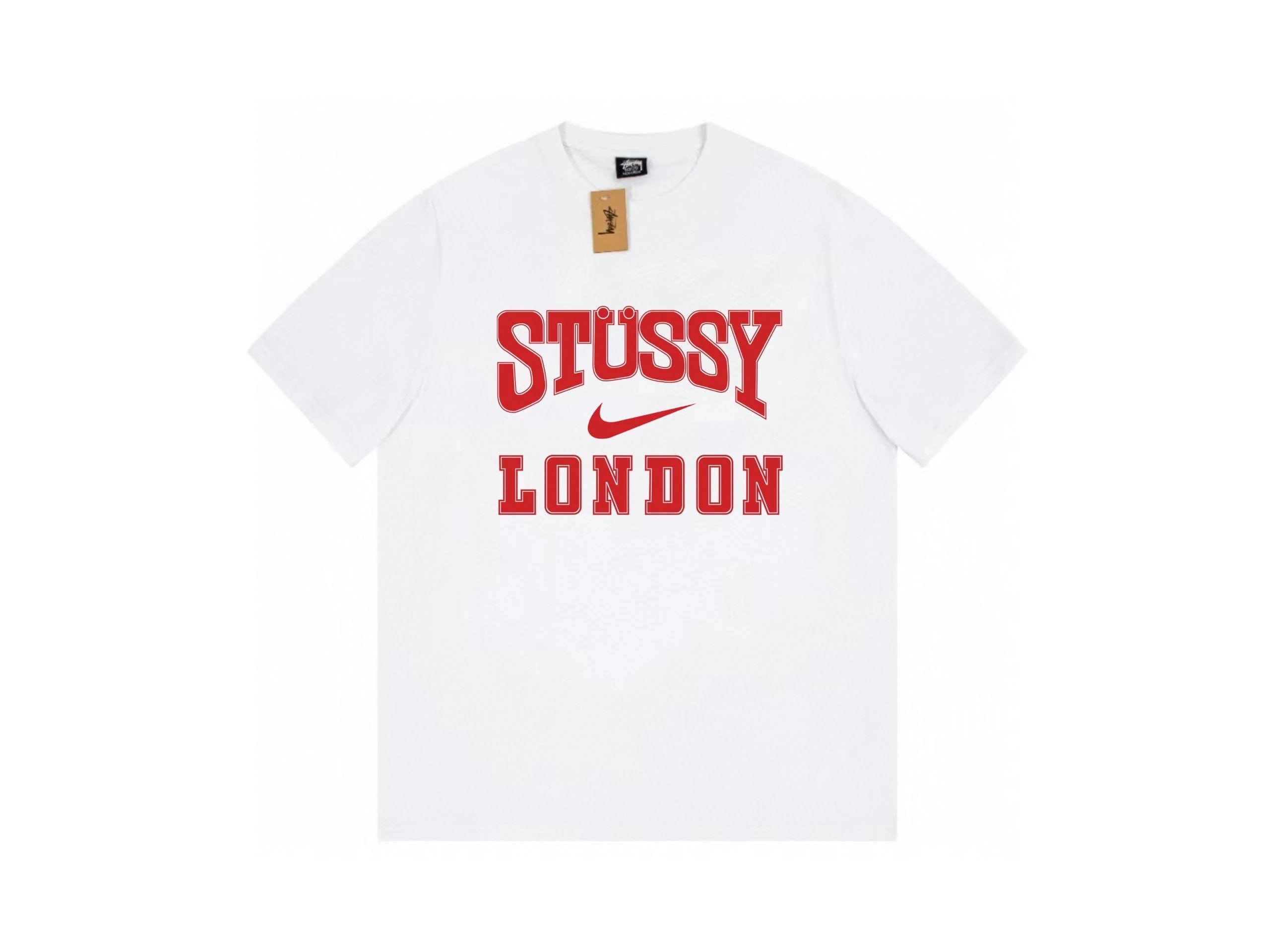 Stussy T-shirt Top Version Classic Basic logo Printed round Neck Loose Summer Couple Short Sleeve T T-shirt Fashion