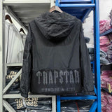 Trapstar jackets Fashion Brand Shell Jacket Suit Embroidered Letters LOGO Ribbon Zipper Trench Coat Casual Trousers for Men