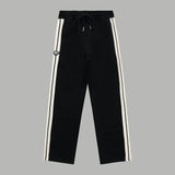 PRADA Sweatpants Triangle Logo Webbing Straight Sweatpants Sports Pants Autumn Unisex Long Pants Drawstring Winter Loose Plus Size Casual Pants High Waist