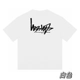 Stussy T-shirt Top Version Fashion Artwork Printed Short Sleeve T T-shirt for Men and Women23Spring New