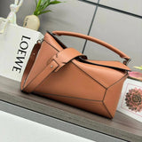 LOEWE Backpack Top version 【Super Version Original Factory】New Size for Counter Synchronization Puzzle Handbag Geometric Messenger Bag Men's Bag Large Shoulder Bag Messenger Bag Handbag Men's and Women's Bags New sise Large Geometric Men's Bag Map Pack33c