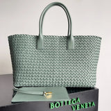 Bottega Veneta Women's Bag Top version 【Surrogate Shopping Edition】New Arrival MiniCabat Limited Mini Basket Tote Cabat Woven Bag Portable Shopping Basket Bag Woven Vegetable Basket New Woven Shopping Basket Bag Treasure Dish Jia Woven Oversized Shopping