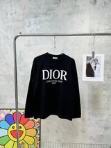 Dior Sweater Classic Letter Crew Neck Knit Sweater700Kegao Heavyweight Casual Loose Fit Versatile Pullover Sweater os Versatile Inner Layer Top Unisex24ss Autumn and Winter New Products