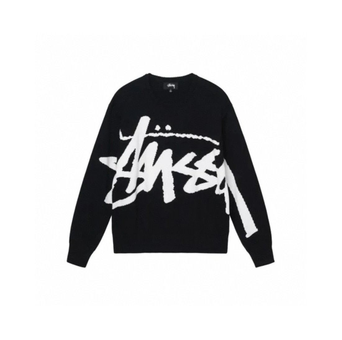 Stussy Sweater Top Version Counter Same Style Men's and Women's Autumn and Winter New round Neck Cashmere Sweater Sweater Trendy Sweater