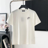 Louis Vuitton LV T-shirt Chest Letter Embroidery logo round Neck Short Sleeve25ss New Pure Cotton Unisex Style T T-shirt OS Loose Fit Base Shirt Top Half Sleeve T-Shirt