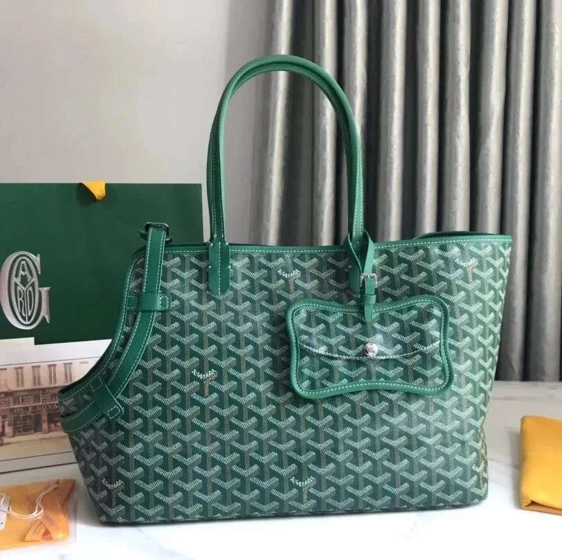 Goyard Bag Top version Elegant German New Product ChienGris&Pocket Pet Bag Travel Pet Bag Shopping Bag tote Cute Pet Bag Dog Bag Pet Bag