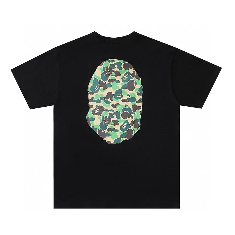 Bape T-shirt Top Version Camouflage Printed Men's and Women's Same Casual Short Sleeve T T-shirt