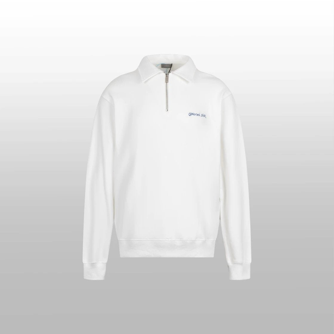 Dior Hoodie Small chest logo Half-Zip Turn-Down Collar Sweatshirt Jacket Pullover Long Sleeve Base Shirt Unisex Sports Casual OS Loose fit