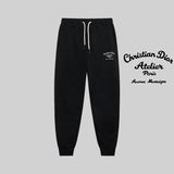 Dior Sweatpants Slim Fit Line Logo Logo Jogger Sweatpants Unisex Winter New Long Pants
