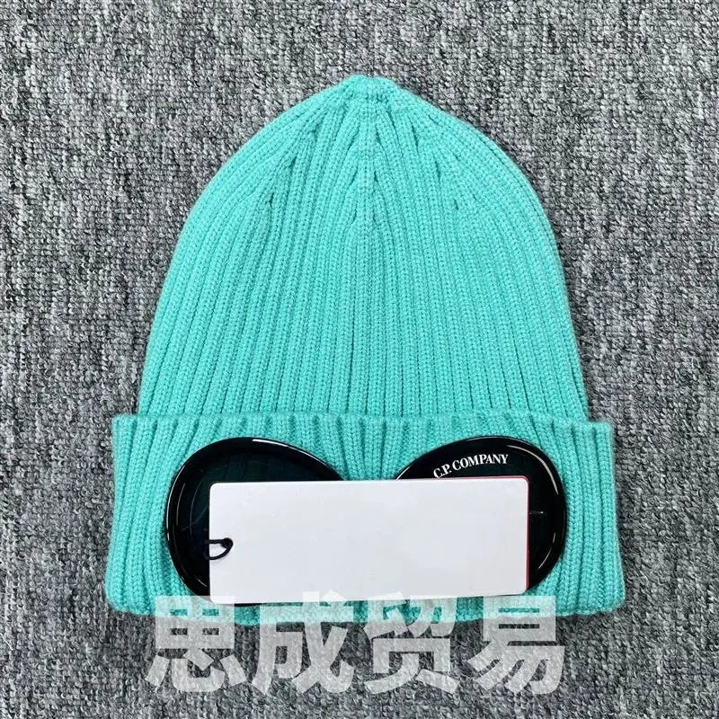 CP Company Hat New Rib CP Hat Glasses Autumn and Winter Knitted Hat Men and Women Outdoor Keep Warm Couple WINTER Eye Protection Warm