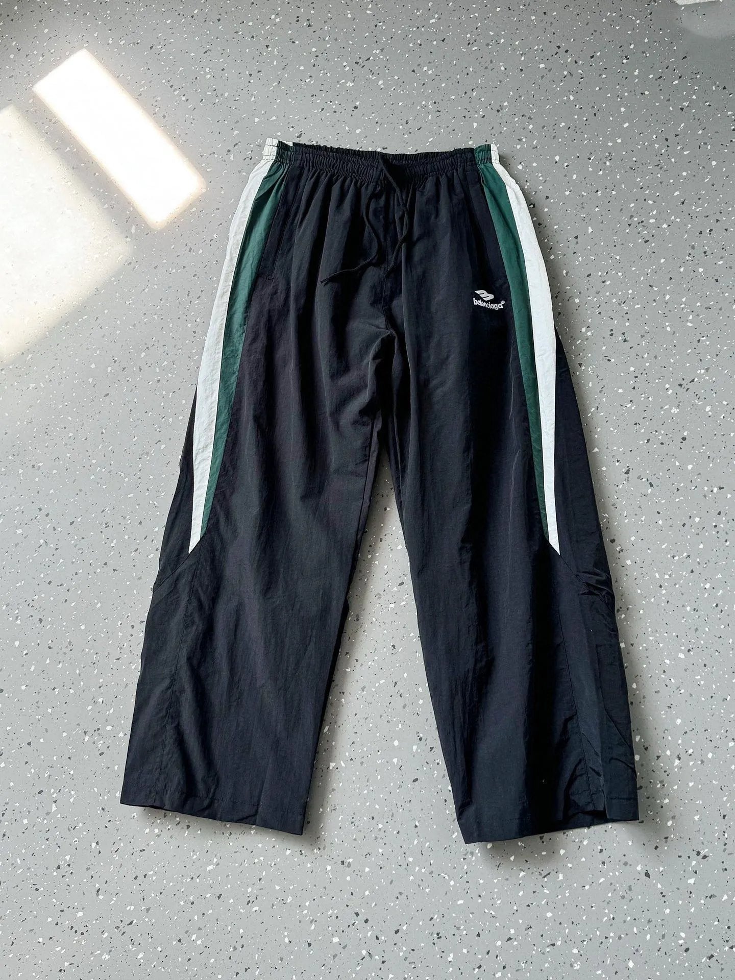 Balenciaga Sweatpants Previous version3B Series Embroidery logo Straight-leg Sweatpants25ss Spring Summer New Unisex Versatile Plus Size Sports Casual Loose Fit Pants