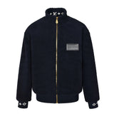 Louis Vuitton LV Jackets 23FW Teddy Lamb Wool Stand Collar Jacket Winter Warm Unisex