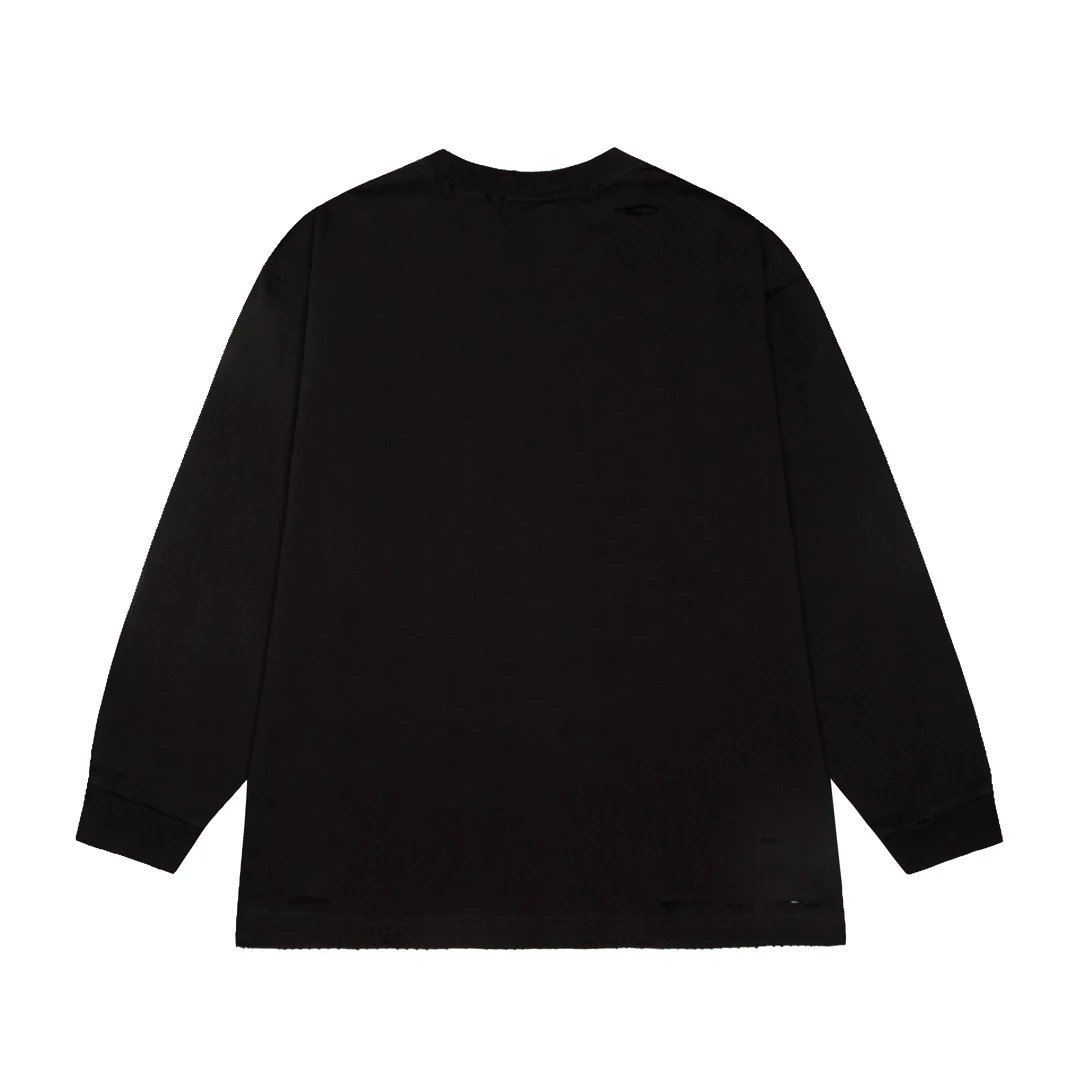 Balenciaga Hoodie HowAreYouFeelingToday Series Crew Neck Sweatshirt Long Sleeve Base Shirt Jacket Top Fashion Unisex Sports Casual OS Loose Fit Versatile New Autumn Winter Collection