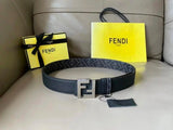 FENDI Belt Top version In Stock High Quality Genuine Leather New Men's Belt Fashion All-Match Casual Monster Belt Pant Belt Unisex