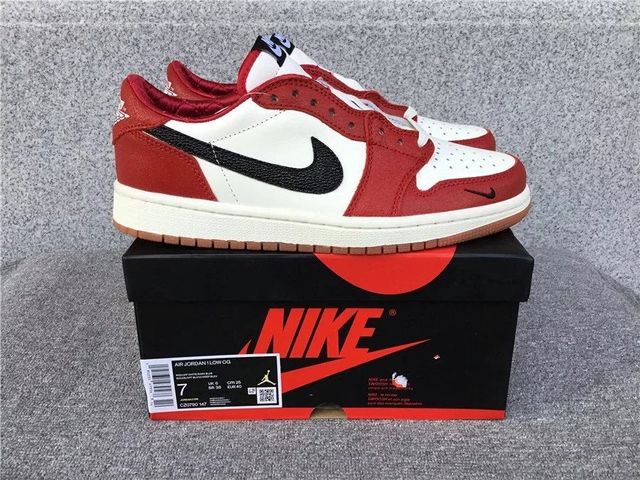 Air Jordan 1 Low shoes New All-Match Trendy Men's Casual Sports Shoes