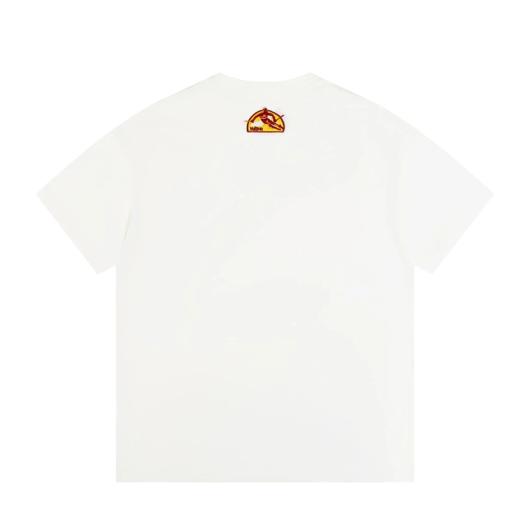 Louis Vuitton LV T-shirt Ski Board Series Crew Neck Short Sleeve25ss New pure cotton T Unisex T-Shirt OS Loose Fit Base Shirt Top Half Sleeve T-Shirt