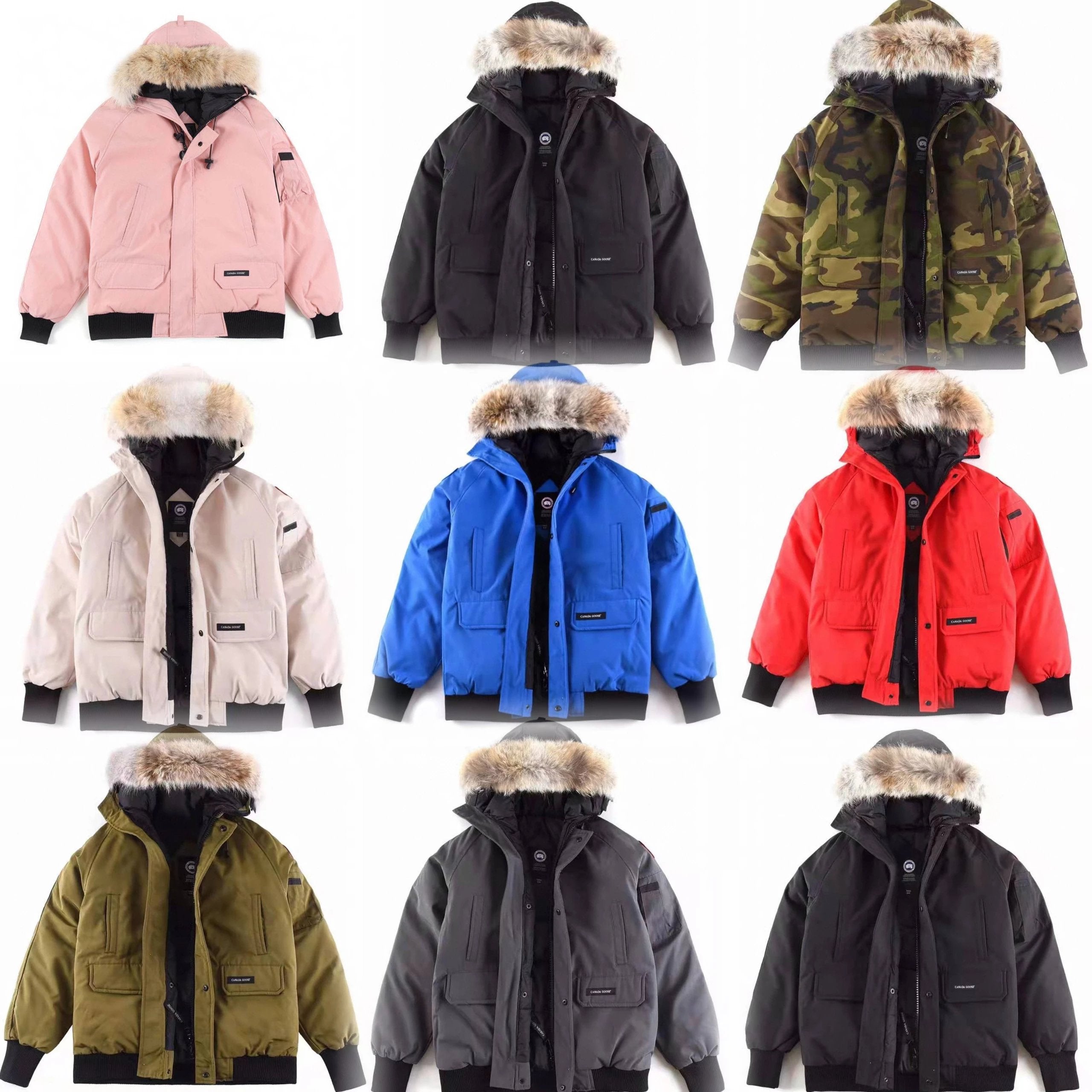 Canada Goose Down Jacket Top Version01Couple Wear Thickened Warm Ski Men's and Women's down Jacket Jacket Flight Jacket