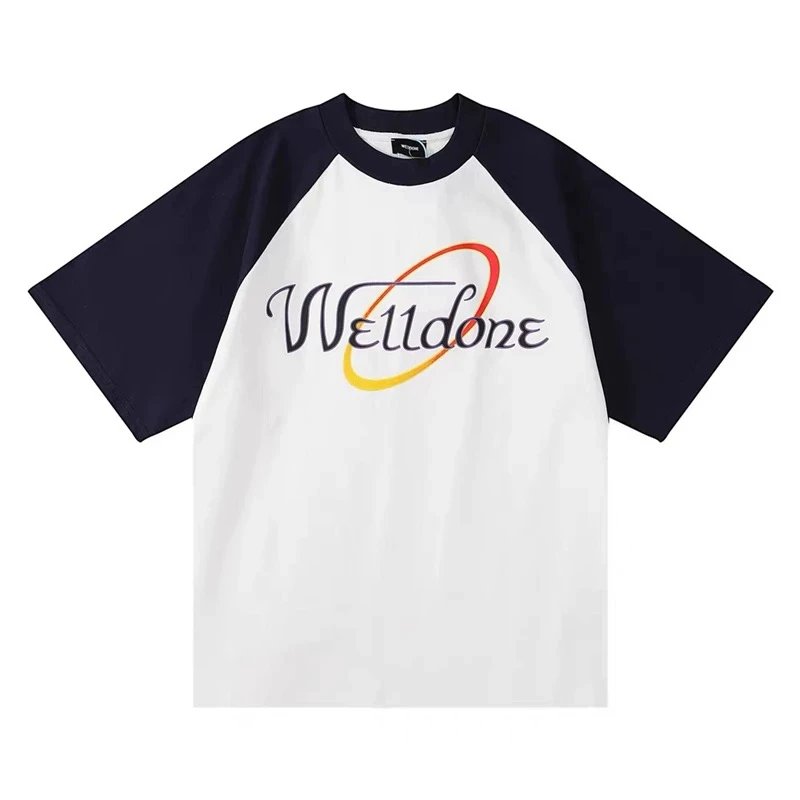 We11done T-shirt Top New Version LOGO round Neck Short Sleeve T T-shirt