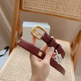 Celine Belt Top version Goods Belt Belt Female Arc De Triomphe Belt Arc De Triomphe Belt Black Retro Hair Style Belt Bright Gold Head Belt Belt Double-Sided Belt Women's Belt Women's Belt Belt Women's Belt2.5Belt Women's Belt