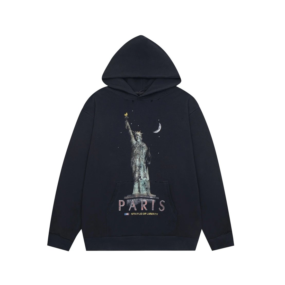 Balenciaga Hoodie Freedom Goddess Hooded Sweatshirt Jacket Unisex Sports Casual OS Loose fit versatile style