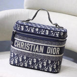 Dior Women's Bag Top version 【Original Order】2021New Women's Bag Qixi Limited Love Travel Cosmetic Bag Box Bag Shoulder Crossbody Handbag