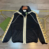 Gucci Jackets Double Side G Reflective Webbing Jacket Casual Loose Stand Collar Cardigan Unisex Sports Suit【Can be paired with pants】