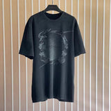 Givenchy T-shirt Top Version Counter Same Collection2Short Sleeve T T-shirt Summer Fashion Men's and Women's Same Mercerized Cotton Printing