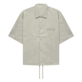 ESSENTIALS T-shirt Top Version Season 8 Double Line High Street Loose Flocked Printed Short Sleeve Shirt Men