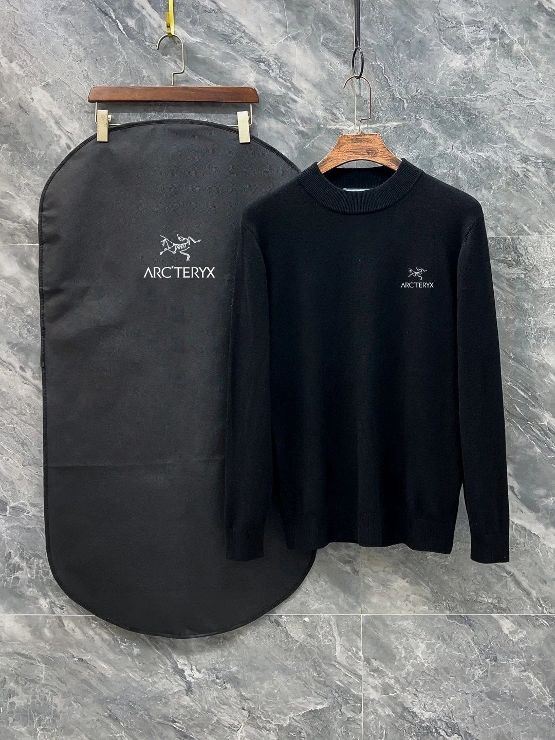 Arc'teryx Sweater Classic Logo Logo Half Turtleneck Sweater Unisex