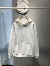PRADA Hoodie Triangle Logo Patch Pocket Hoodie Sweatshirt Jacket Unisex Sports Casual Loose Fit Versatile