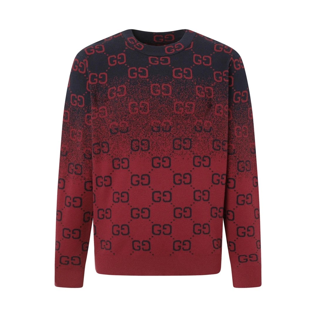 Gucci Sweater logo Knitted Crew Neck Sweater Long Sleeve Pullover Thickened Lazy Style OS Loose Fit Unisex Top Jacket Versatile Casual Wearable Inside and Outside